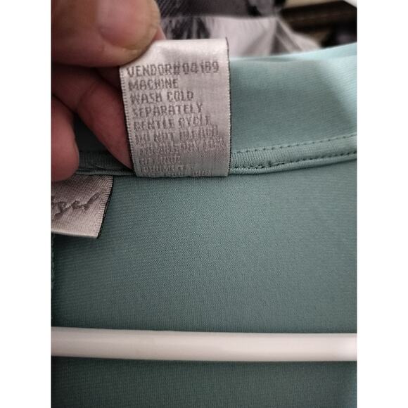 3503) Spiegel Green Wide Leg Relaxed Pockets Pantsuit Jumper Size XL - Picture 7 of 7